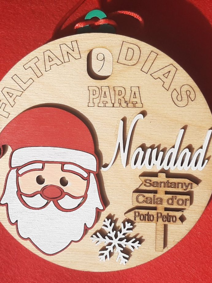 reloj de cuenta regessiva de navidad